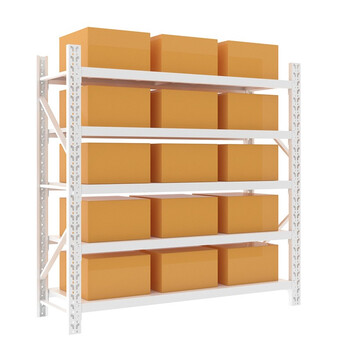 凌奥货架仓储家用置物架五层储物架仓库货物架库房展示架金属快递铁