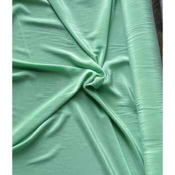 桑蚕丝双绉布料 桑蚕丝面料 纯色双绉140宽幅整卷布料 可散剪零售