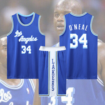 全明星奥尼尔球衣34号湖人队大鲨鱼热火32号凯尔特人36号大码篮球服