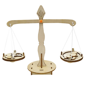 小制作材料科学实验套装高中通用技术作品小学生手工发明玩具 天平秤