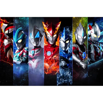 机智芽奥特曼拼图儿童1000片木质立体3d模型6岁以上男孩的拼装玩具主