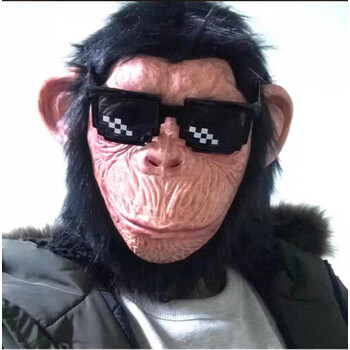 抖音绿鱼人绿头鱼怪怪鱼头套搞怪搞笑沙雕皮卡丘网红全脸表演面具