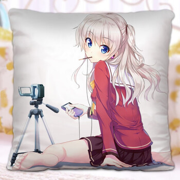 charlotte夏洛特友利奈绪抱枕方形双面照片靠垫学生午休礼物定制855