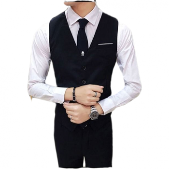西装男士薄款伴郎马甲春秋西装背心修身坎肩韩版商务马夹职业正装z