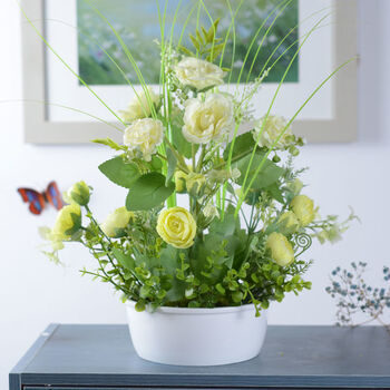 假花装饰客厅小清新花束仿真花盆栽茶几摆件室内房间摆设会议桌花森系