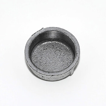 定制4分镀锌管帽dn15管堵内丝堵头封头2寸闷盖铸铁螺纹丝扣堵帽506580