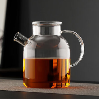 三梵玻璃烧水壶耐高温加厚透明煮水茶壶电陶炉家用养生水果花茶壶