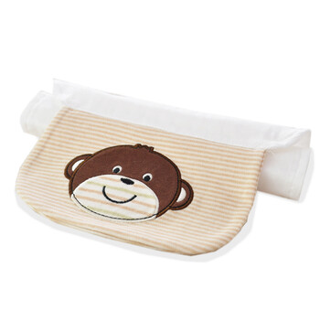 园垫背巾宝宝擦汗巾婴童大码隔汗巾1岁10岁 1号猴子(2条减3元改价)