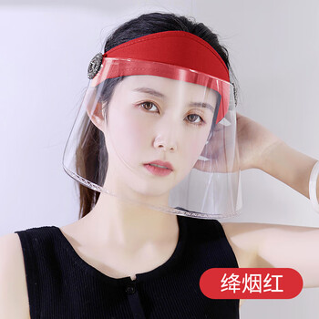 创京懿选挡雨帽防雨帽子帽子女骑车防风雨防护面罩防油烟男士透明遮脸
