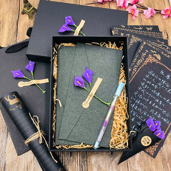 小清新信封信纸情书礼品盒生日礼物盒精美韩版简约创意礼盒包装盒