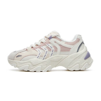 斐乐fila老爹鞋女鞋秋冬休闲鞋时尚轻便厚底增高鞋运动鞋奶白烟玫粉gr