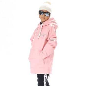 RUNNING RIVER奔流 儿童通用 冬季 新品单板保暖防风滑雪服帽衫W1765 302粉 120-S