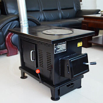 四朵云 家用取暖炉柴火炉燃煤炭炉子农村烧柴炉烧煤烧碳炉柴火灶室内