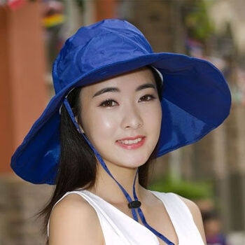 流彗雨帽遮雨帽防水帽子防雨防晒可折叠挡风登山帽男女通用款出游防晒
