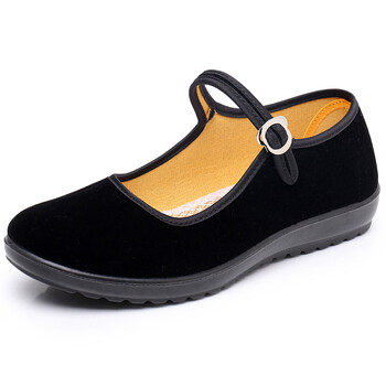 布瑞京老北京布鞋软底防滑妈妈鞋日常休闲女鞋老年老太太老人鞋女