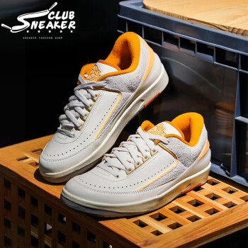 耐克（NIKE）Air Jordan 2 Retro Low AJ2乔2 男子低帮复古篮球鞋 DV9956-118 44