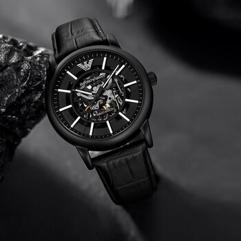 armani阿玛尼手表男士女士满天星情侣款欧美表玫瑰金皮带钢带石英腕表