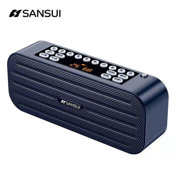 sansui山水蓝牙音箱大音量播放器便携户外放收音机迷你低音炮老年人