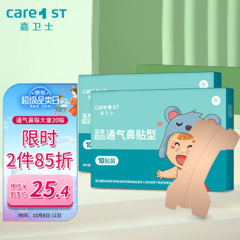 宝宝日常护理必备品牌,看价格趋势和销量分析,推荐Care1st通气鼻贴