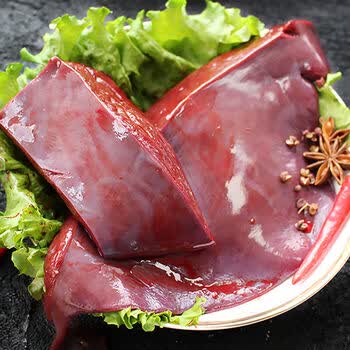 新鲜牛肝正宗黄牛生牛肝清真鲜牛肝现宰生牛肝可爆炒火锅特色菜 7斤