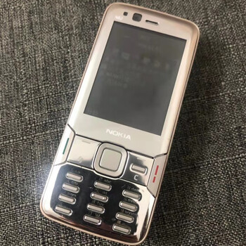 诺基亚n82经典怀旧直板智能3g老年学生戒网老款手机支持wifi 银色【一