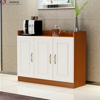 餐边柜茶水柜办公室茶水台茶水间原木色茶叶柜咖啡柜客厅简约 主体