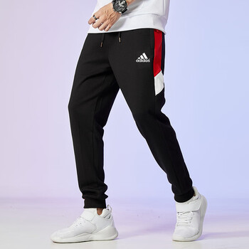 adidas阿迪达斯三叶草运动裤男夏秋九分裤子潮牌夏季宽松休闲长裤