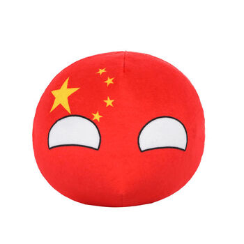 羽凡鸟波兰球动漫抱枕苏联球中国球国家跳跳球团子网红玩具会唱歌学