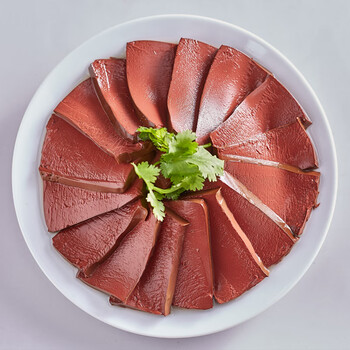 【京鲜达】猪血新鲜猪红血块毛血旺火锅丸子食材配菜 血豆腐 5斤