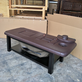 实木美容床美容院专用中药薰蒸机熏蒸床家用理疗汗蒸床布袋可拆洗薰蒸