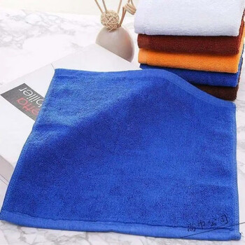 抓锅布厨房抹布手巾正方形客房旅馆60克s6550克蓝色303010条装0x0cm