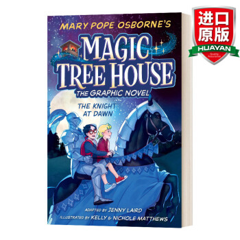 Knight at Dawn Magic Tree House 2 英文原版 神奇树屋2 图像漫画小说 英文版 进口英语原版书籍 预售