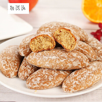 俄罗斯原装香蕉味光头饼怀旧老味道饼干黑麦饼450g 新品 香蕉光头饼1