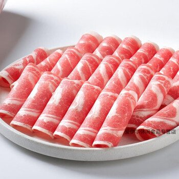 新鲜羊肉卷调理羊肉牛肉涮火锅食材精选肥羊卷2斤肥牛卷2斤