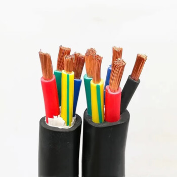 定制适用众邦 国标rvv护套线三相四线铜芯软电线电缆定制 2芯4平方一
