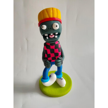 植物大战僵尸的橡皮泥手工软陶泥创意游戏模型雕塑泥土儿童玩具公仔