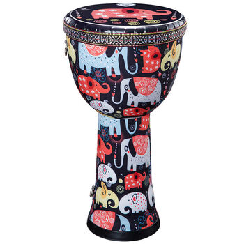 非洲鼓儿童幼儿园标准8in10in专业初学者丽江手鼓打击乐器 大10 大象