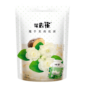 花齿轮花齿轮魔芋茉莉花派180g 袋 花齿轮蒟蒻休闲零食果冻魔芋茉莉花派180g 袋 行情报价价格评测 京东