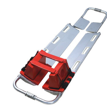 小荷花店铝合金铲式担架骨折搬运担架医用急救担架救援担架120担架