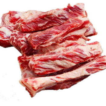 清真原切牛腩肋条肉牛腹肉牛肋排肉牛肚腩肉鲜切不净重4斤 牛腹肉小条