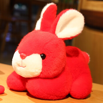 灏吉鹿可爱小白兔毛绒玩具仿真兔子玩偶兔年吉祥物公仔小号娃娃新年