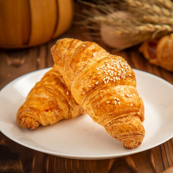 上海现做羊角面包 70g*10-15个 现做现发 羊角包 汉堡包 面包胚 三明