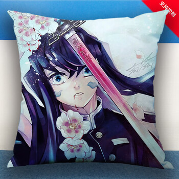 鬼灭之刃抱枕时透无一郎周边抱枕头鬼灭之刃玩偶靠枕头汽车靠垫沙发