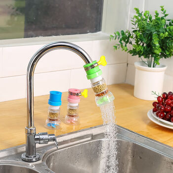 滤水器可旋转伸缩万向喷头节水器定制万能139双层过滤款三个装强力