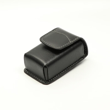 mincity折叠老视镜盒 折叠老花镜眼镜盒 可穿皮带吸铁眼镜皮盒  男女