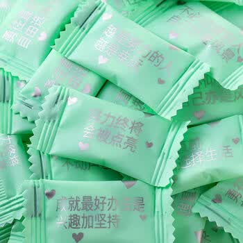 金六洲励志薄荷糖无糖高颜值糖果老式多味散装奖励学生清新口气含片