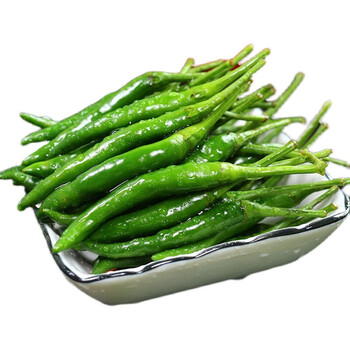 新鲜青朝天椒青小米辣椒 特辣现摘小尖剁米椒 1000g