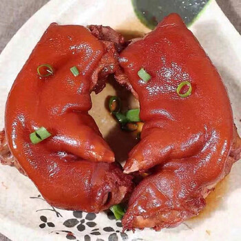 酱猪蹄正宗卤味熟食猪手猪脚真空即食下酒菜肉食熟食猪蹄500g