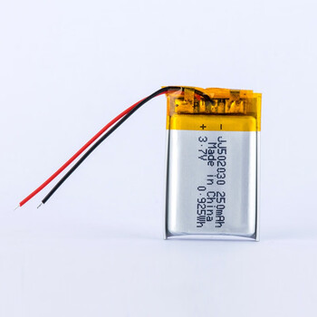 可充电聚合物锂电池502030 250蓝牙耳机洁面按摩仪3.