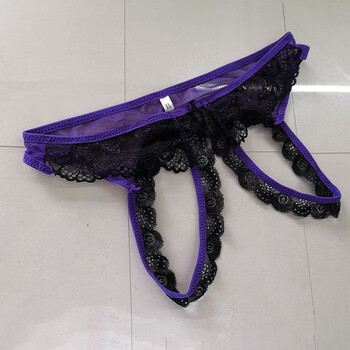 fox男士内裤情趣生理免脱开档透明丁字裤情趣内衣男士情趣内裤开裆裤